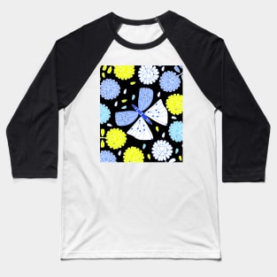 Butterfly and flowers II Baseball T-Shirt